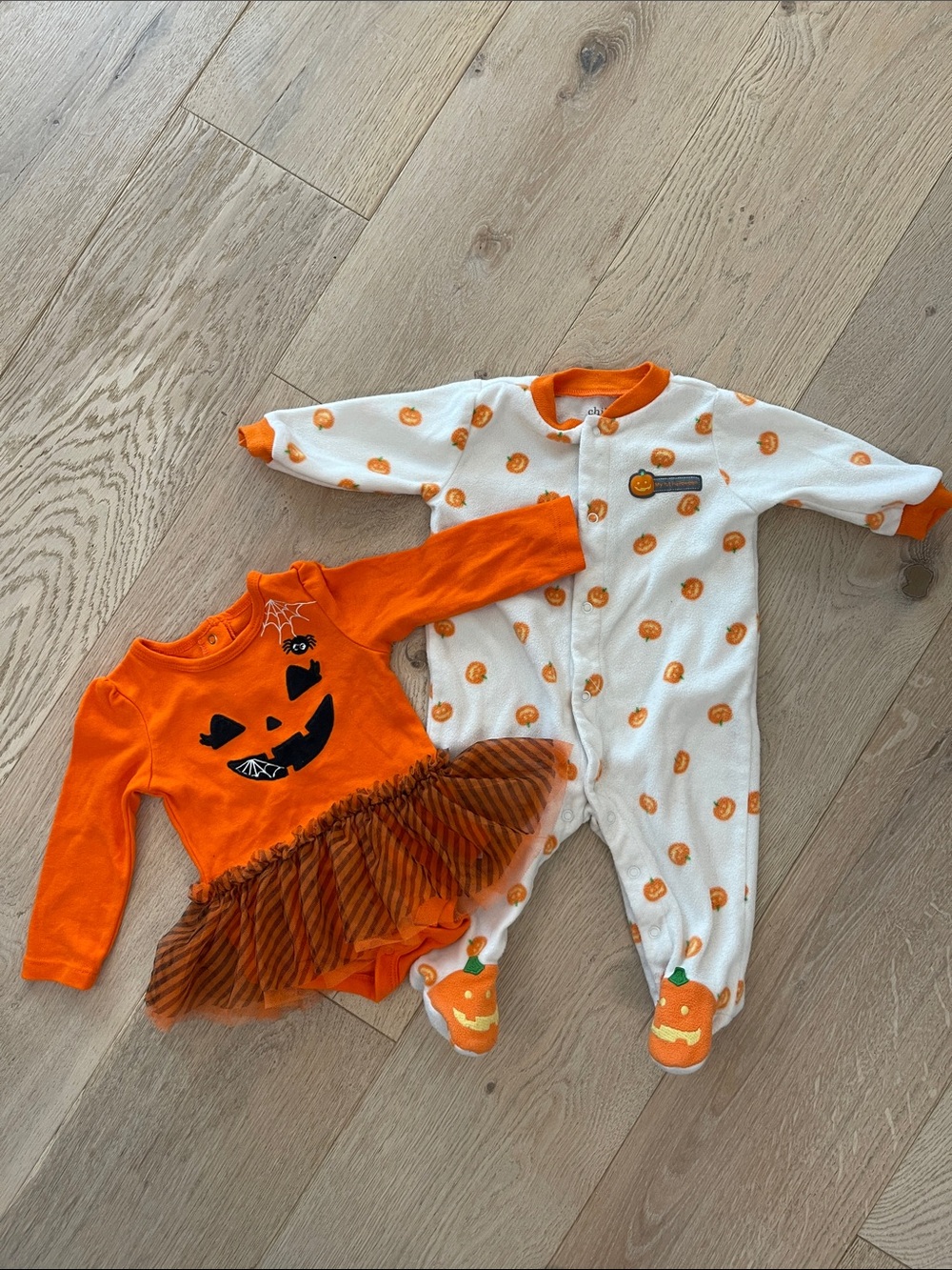 Halloween bodysuit tutu and sleeper” my 1st Halloween 3-6 months